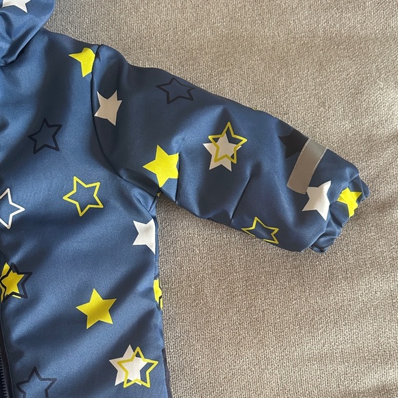 Star Patterned Baby Snowsuit - Picture 3 of 11